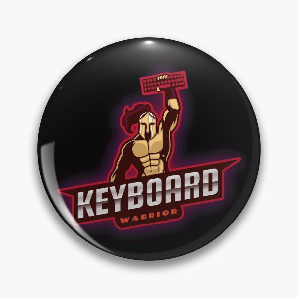Item preview, Keyboard Warrior Logo designed and sold by RowdyPop.