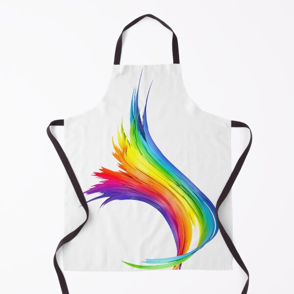 Item preview, Rainbow abstract twisted brush stroke. Bright curl, artistic spiral. designed and sold by tatkhagata.