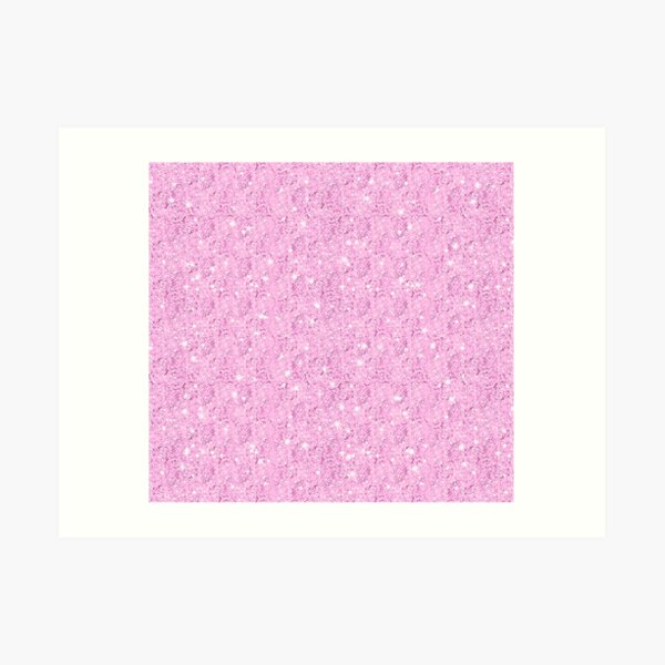 "Pink glitter!" Art Print for Sale by TheArtDesk Redbubble