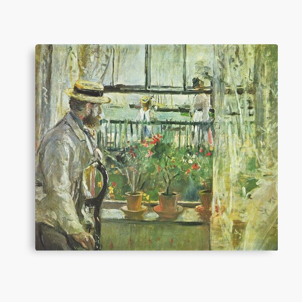 Eugene Manet on the Isle of Wight, 1875 painting by Berthe Morisot, Eugene, Manet, isle, of, wight, 1875, berthe, morisot, painting Canvas Print