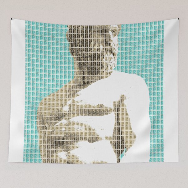 Item preview, Greek Statue #2 - Light Blue designed and sold by Gary Hogben.