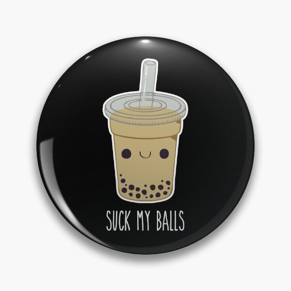 Item preview, Suck My Balls - Silly Cartoon Boba Tea designed and sold by PKHalford.