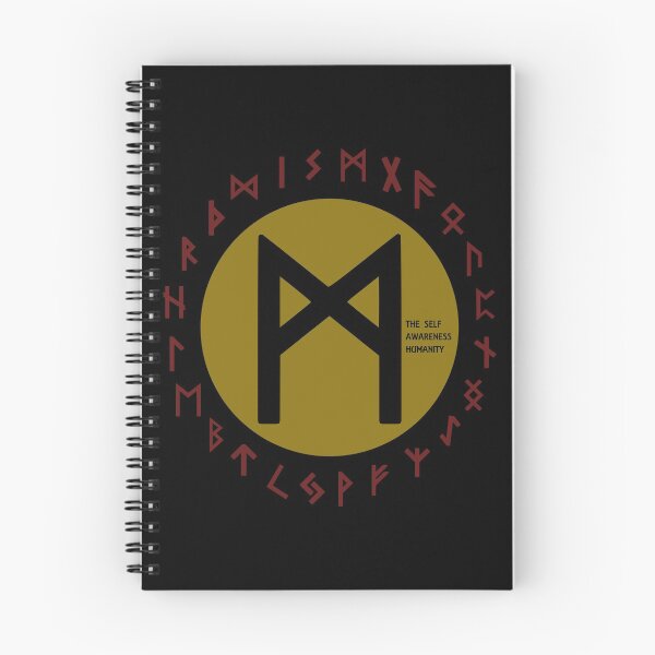 Item preview, Yellow Mannaz Elder Futhark Rune | Viking | Pagan Symbol designed and sold by Depic Spirit.