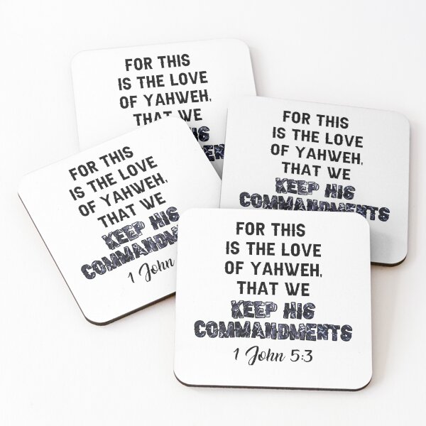 Item preview, For This Is The Love Of Yahweh, That We Keep His Commandments - Torah Bible Design designed and sold by Andrew Carter.
