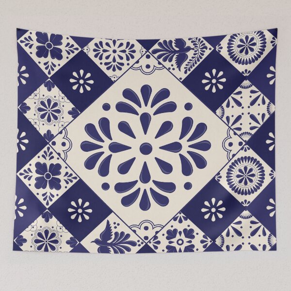 Item preview, Mexican Talavera Tiles Pattern by Akbaly designed and sold by Akbaly.