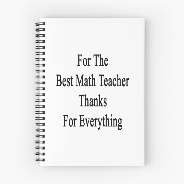 Item preview, For The Best Math Teacher Thanks For Everything  designed and sold by supernova23.
