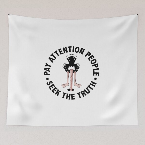 Item preview, Pay Attention People Seek The Truth designed and sold by ArtofDissent.