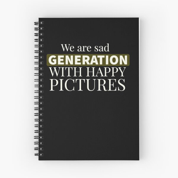 Item preview, We are sad generation with happy pictures  designed and sold by Saratahirb.