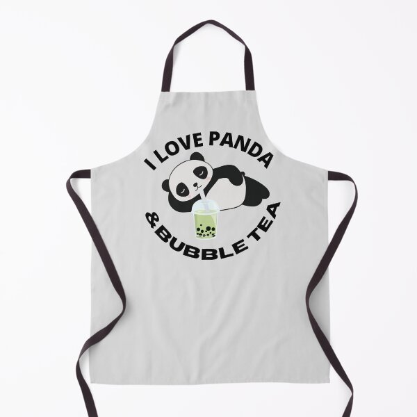Item preview, I Love Panda and Bubble Tea designed and sold by RheaRealm.