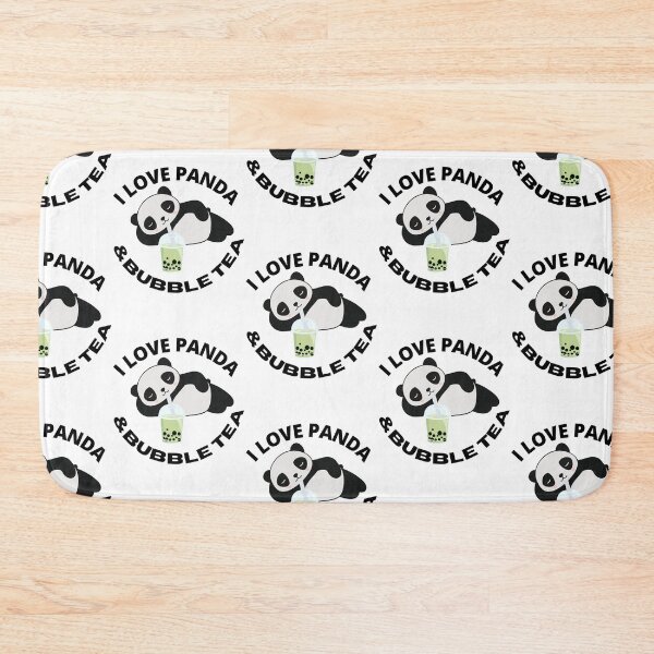 Item preview, I Love Panda and Bubble Tea  designed and sold by RheaRealm.