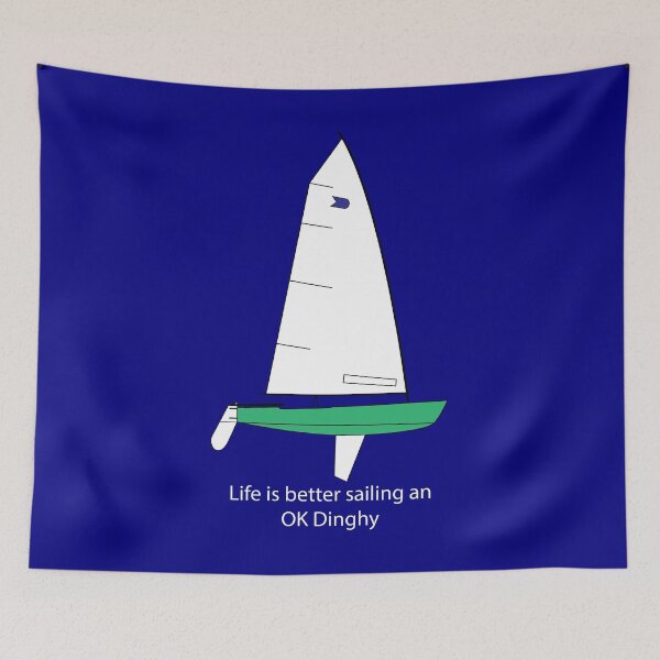 Item preview, Life is better sailing an OK Dinghy designed and sold by CHBB.