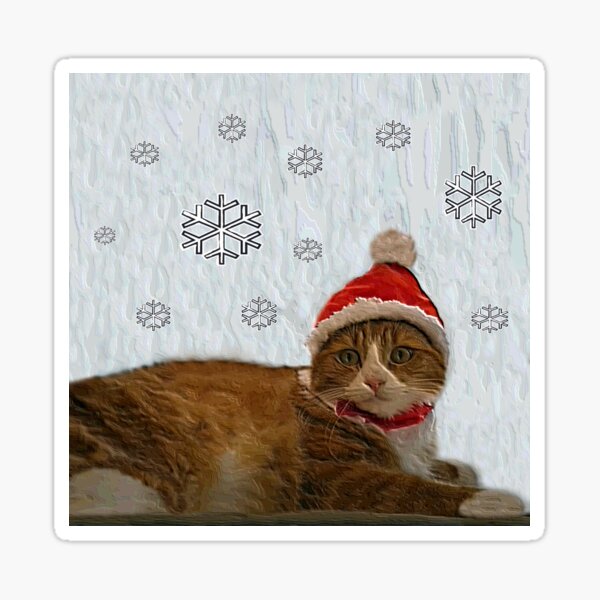 Aperçu de l'œuvre Chat de Noël créée et vendue par kristalcurt.