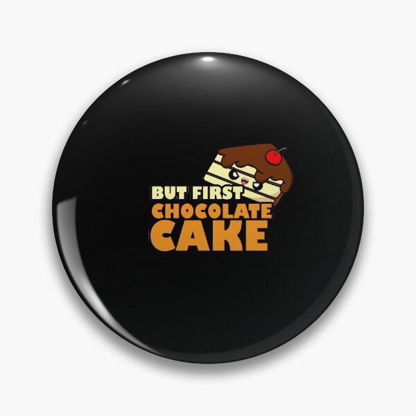 Item preview, Cute Cartoon Chocolate Cake || Kawaii || But First Chocolate Cake designed and sold by cookingwithten.