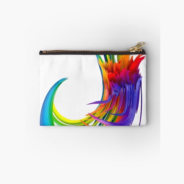 Item preview, Rainbow abstract twisted brush stroke. Bright curl, artistic spiral. designed and sold by tatkhagata.
