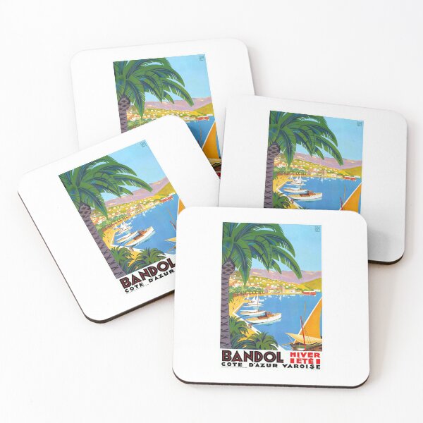 Item preview, 1932 FRANCE Bandol Cote D'Azur Travel Poster designed and sold by retrographics.