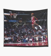 Michael Jordan Slam Dunk 2 Wall Tapestry