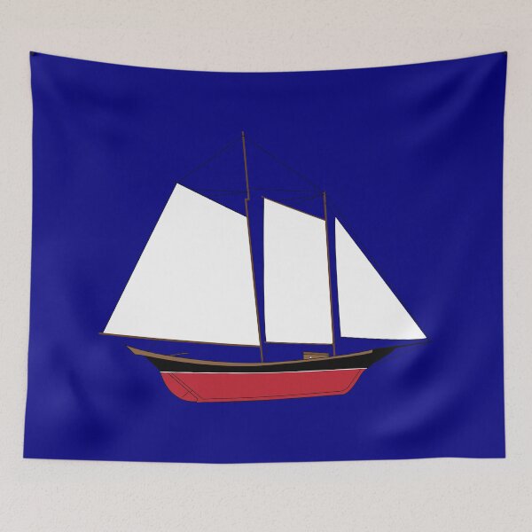 Item preview, Pinky Schooner Sailboat designed and sold by CHBB.