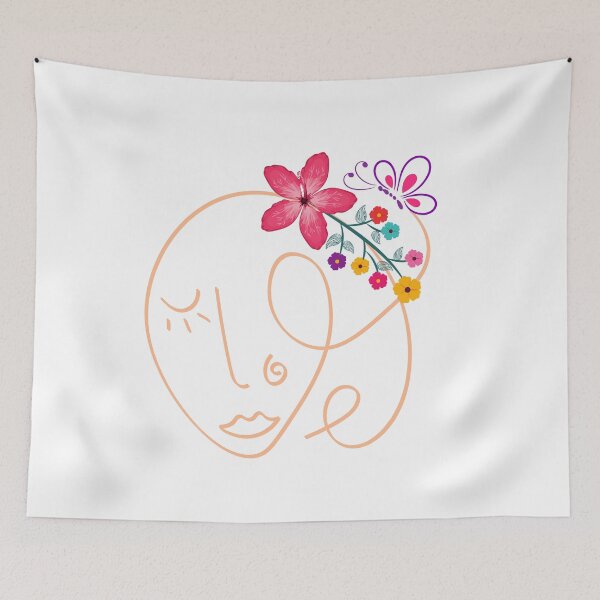 Item preview, Spring Serene Face designed and sold by TrazosdeLala.