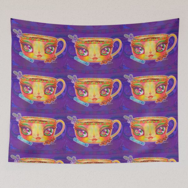 Item preview, Coffe time coffee time cafecito cappuccino kawaii cup of tea relax designed and sold by MarianVLG.