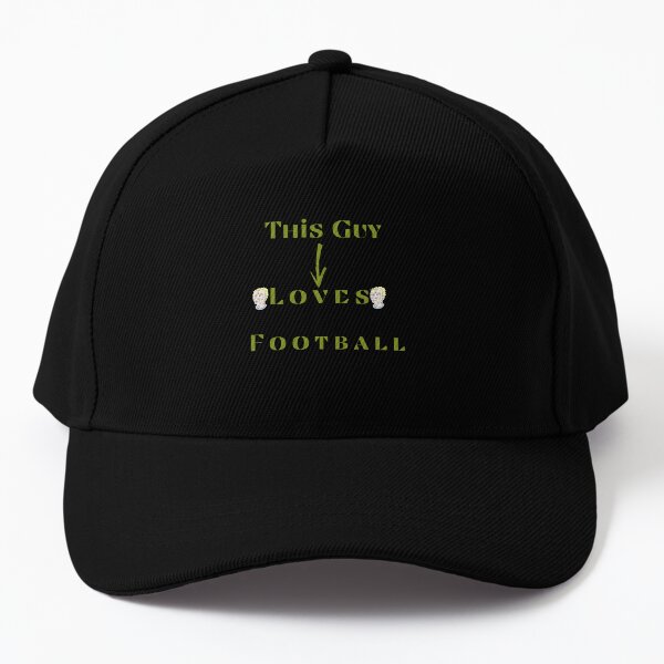 This guy loves football Baseball Cap