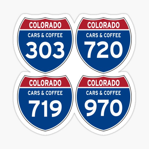 CO C&C Road Signs Sticker