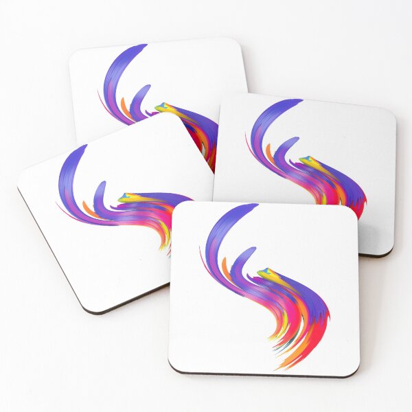 Item preview, Multicolored abstract twisted brush stroke. Bright curl, artistic spiral. designed and sold by tatkhagata.