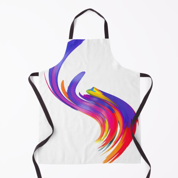 Item preview, Multicolored abstract twisted brush stroke. Bright curl, artistic spiral. designed and sold by tatkhagata.