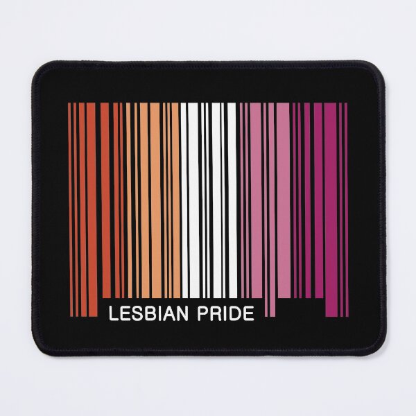 Item preview, Lesbian Pride Barcode Graphic designed and sold by iscaStudioArt.