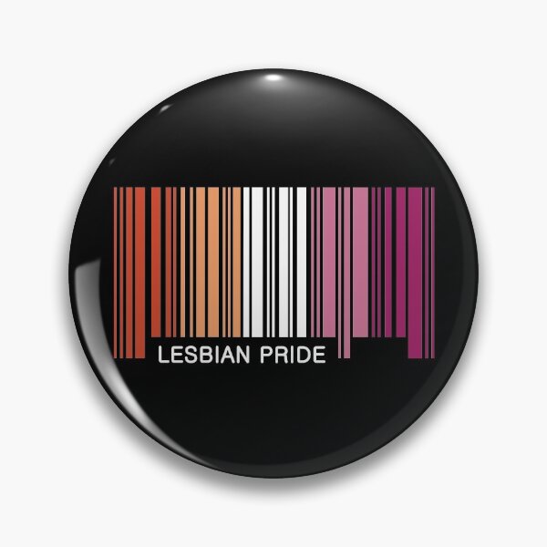 Item preview, Lesbian Pride Barcode Graphic designed and sold by iscaStudioArt.