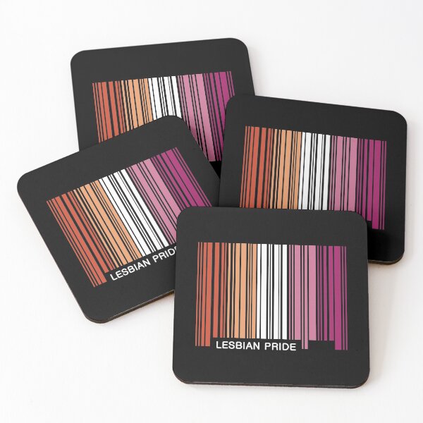 Item preview, Lesbian Pride Barcode Graphic designed and sold by iscaStudioArt.