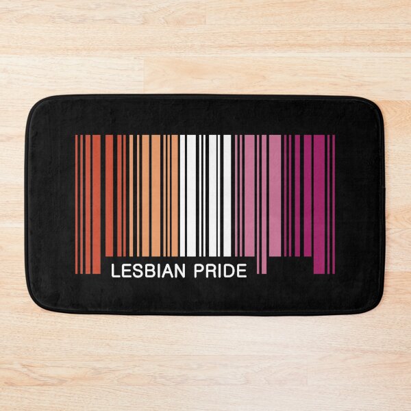 Item preview, Lesbian Pride Barcode Graphic designed and sold by iscaStudioArt.