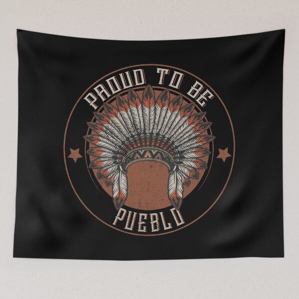 Item preview, Native American Proud To Pueblo tribe designed and sold by nativeStor.