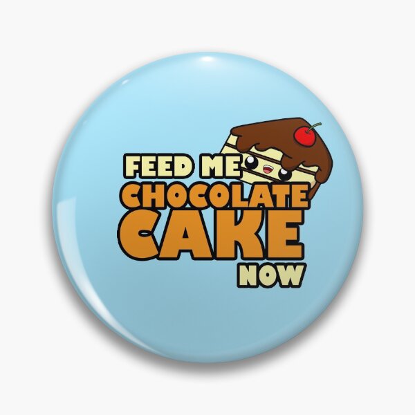 Item preview, Cute Cartoon Chocolate Cake || Kawaii || Feed Me Chocolate Cake Now designed and sold by cookingwithten.