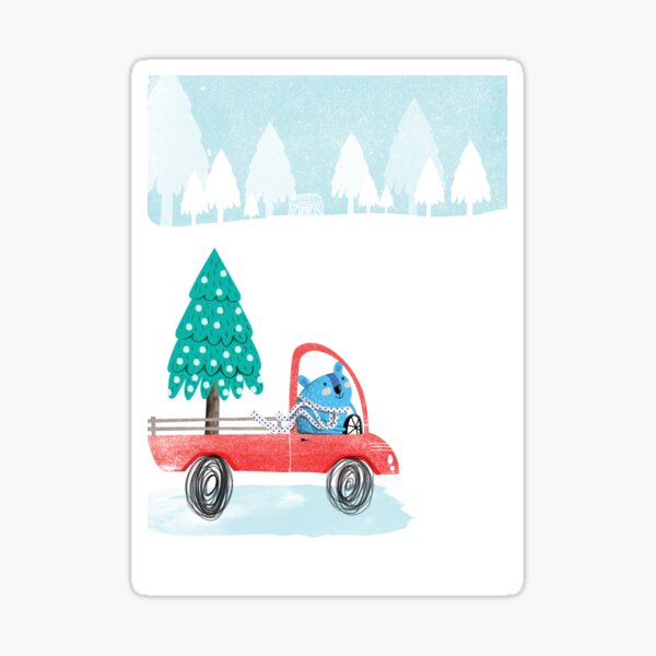 Christmas Tree Pick-Up Sticker