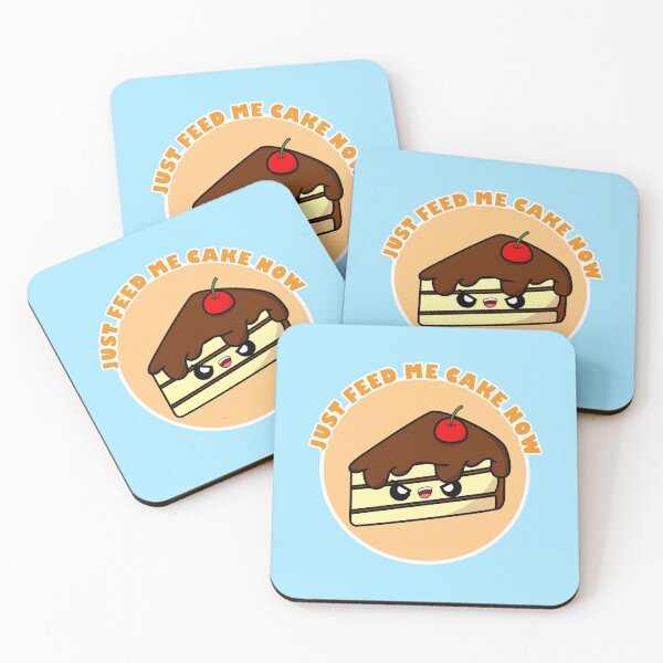 Item preview, Cute Cartoon Chocolate Cake || Kawaii || Just Feed Me Cake Now designed and sold by cookingwithten.
