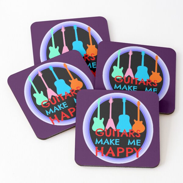 Item preview, guitars make me happy designed and sold by sandpiperstudio.