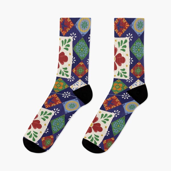 Item preview, Mexican Talavera Floral Pattern by Akbaly designed and sold by Akbaly.