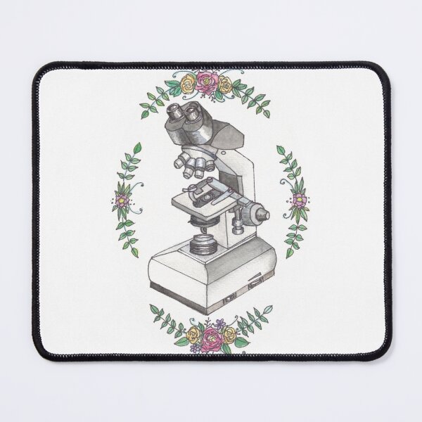 Item preview, Microscope with flowers designed and sold by Kelley-Art.