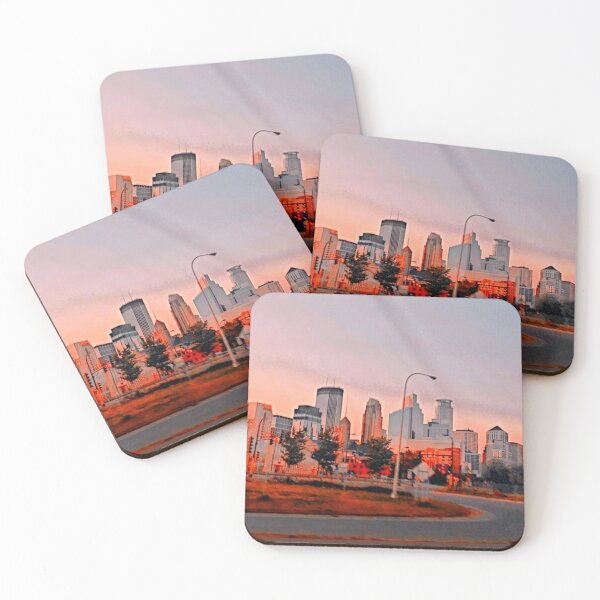 Item preview, Minneapolis Skyline Glow designed and sold by missmermaid1990.