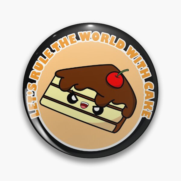 Item preview, Cute Cartoon Chocolate Cake || Kawaii || Let's Rule The World With Cake designed and sold by cookingwithten.