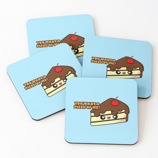Item preview, Cute Cartoon Chocolate Cake || Kawaii || You Want A Piece of Me? designed and sold by cookingwithten.