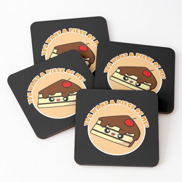 Item preview, Cute Cartoon Chocolate Cake || Kawaii || You Want a Piece of Me? designed and sold by cookingwithten.