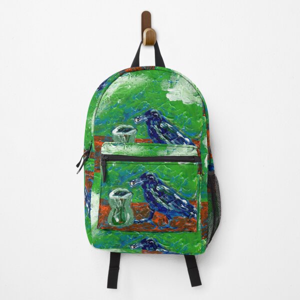 Item preview, "I'm Not Really Sure If I'm Still Thirsty" Crow with Pitcher designed and sold by Gelarie Johnson.