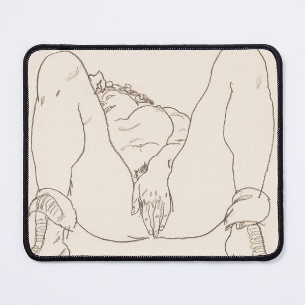 Item preview, EGON SCHIELE - Reclining Nude with Boots 1918 designed and sold by artdesignco.