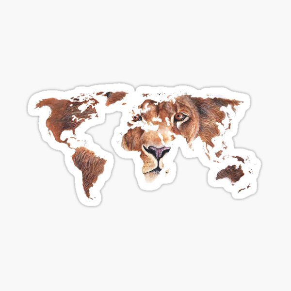 King of the World Sticker