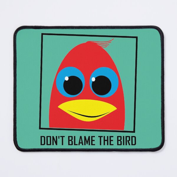 Item preview, DON'T BLAME THE BIRD designed and sold by Jean Gregory Evans.