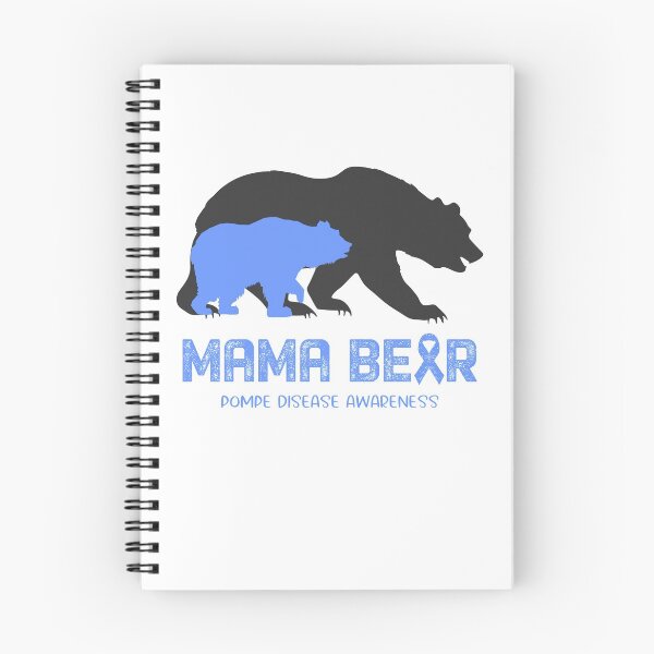 Aperçu de l'œuvre Sensibilisation à la maladie de Pompe Mama Bear Soutenez la maladie de Pompe créée et vendue par Victormoratalla.