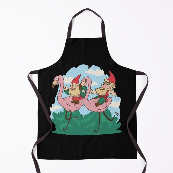 Item preview, Garden Gnomes Racing Flamingos designed and sold by popularthreadz.