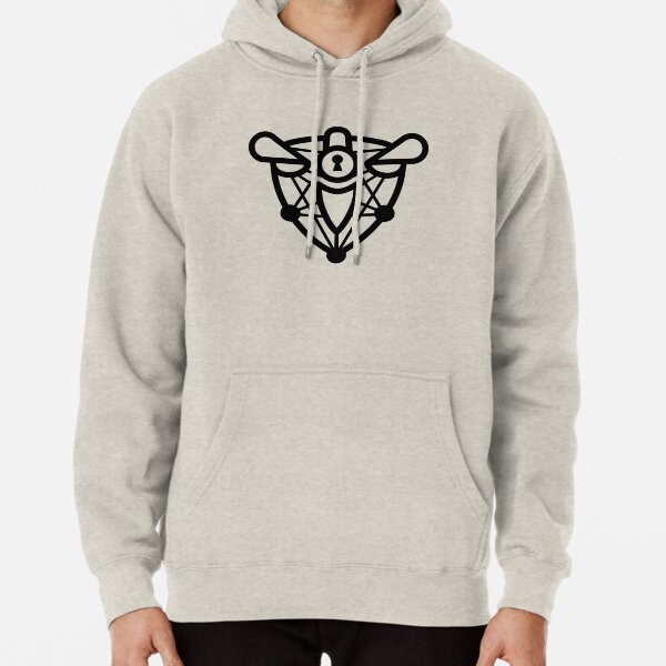 Security Bee Black Pullover Hoodie