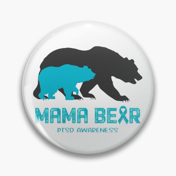 Item preview, PTSD Awareness Mama Bear Support PTSD designed and sold by Victormoratalla.